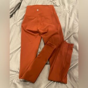 Lululemon Aligned 28” Legging Color: Cayenne